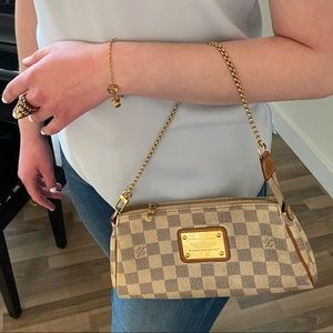 Louis Vuitton Damier Azur Eva Clutch